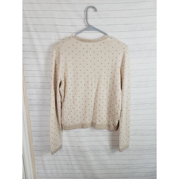 Free People Tea Combo Cardigan Sweater in Creamy Beige, sz Medium - Picture 14 of 14